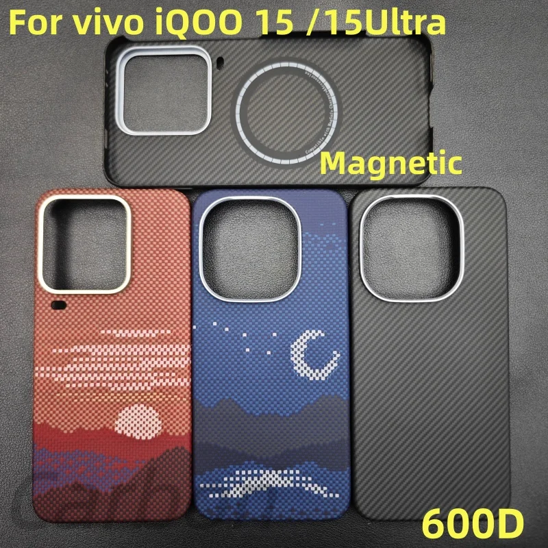 Real Carbon Fiber Phone Case For vivo iQOO 15 Ultra Carbon Fiber Case Aramid Fiber Cover For Vivo iQOO 15 Ultra-thin Case
Real Carbon Fiber Phone Case For vivo iQOO 15 Ultra Carbon Fiber Case Aramid Fiber Cover For Vivo iQOO 15 Ultra-thin Case
