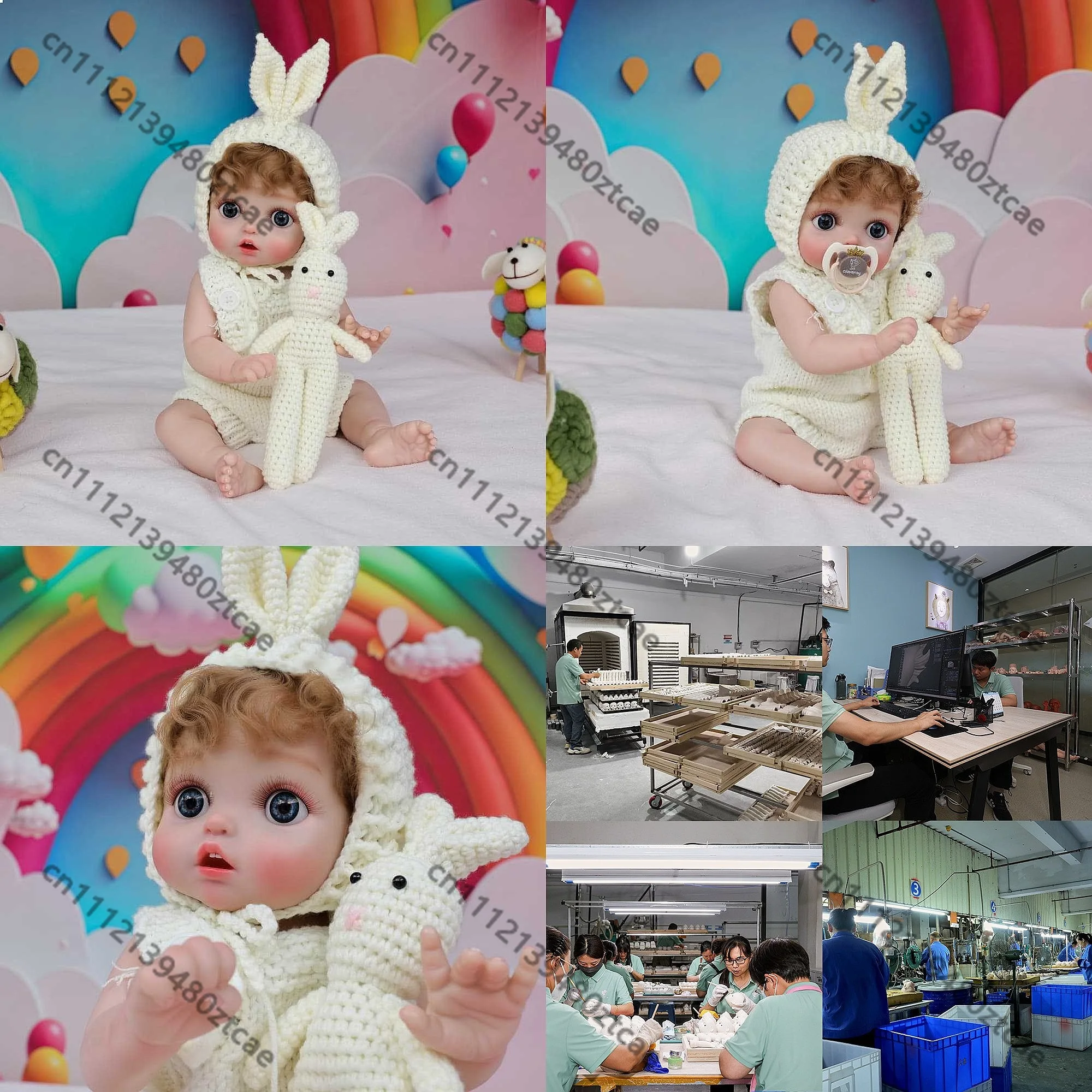 50cm Reborn Baby Doll Rabbit Soft Silicone Realistic Toy 20inch Plush Stuffed Doll
50cm Reborn Baby Doll Rabbit Soft Silicone Realistic Toy 20inch Plush Stuffed Doll