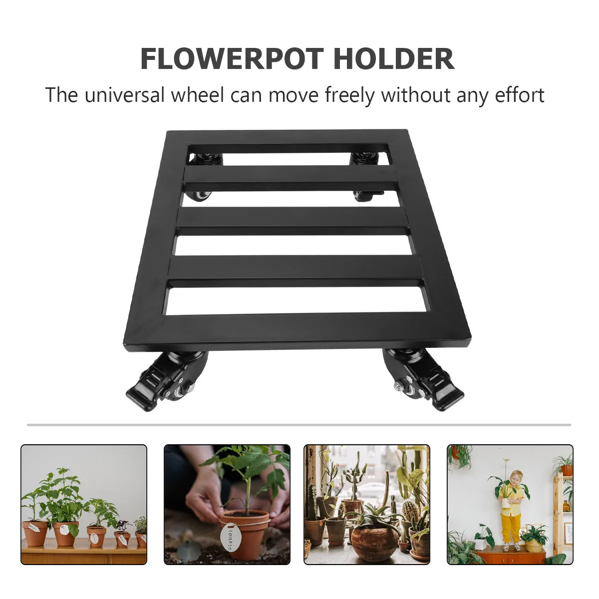 Heavy Duty Rolling Plant Stand for Large Pots Outdoor Indoor Use Metal Bonsai Shelf with Wheels Black Plant Dolly Appliance
Heavy Duty Rolling Plant Stand for Large Pots Outdoor Indoor Use Metal Bonsai Shelf with Wheels Black Plant Dolly Appliance