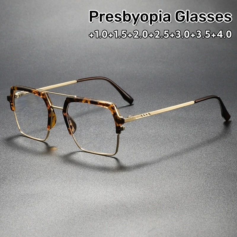 New Exquisite Personalized Metal Polygonal Reading Glasses Fashionable High Definition Blue Light Eyeglasses +1.0 To +4.0
New Exquisite Personalized Metal Polygonal Reading Glasses Fashionable High Definition Blue Light Eyeglasses +1.0 To +4.0