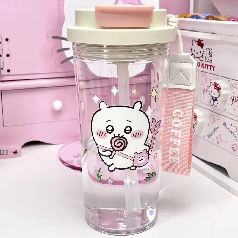 Kawaii Chiikawa Double Drink Water Bottle Cute Leakproof Plastic Cup Great for Daily Use School Outdoor and Gifting
Kawaii Chiikawa Double Drink Water Bottle Cute Leakproof Plastic Cup Great for Daily Use School Outdoor and Gifting