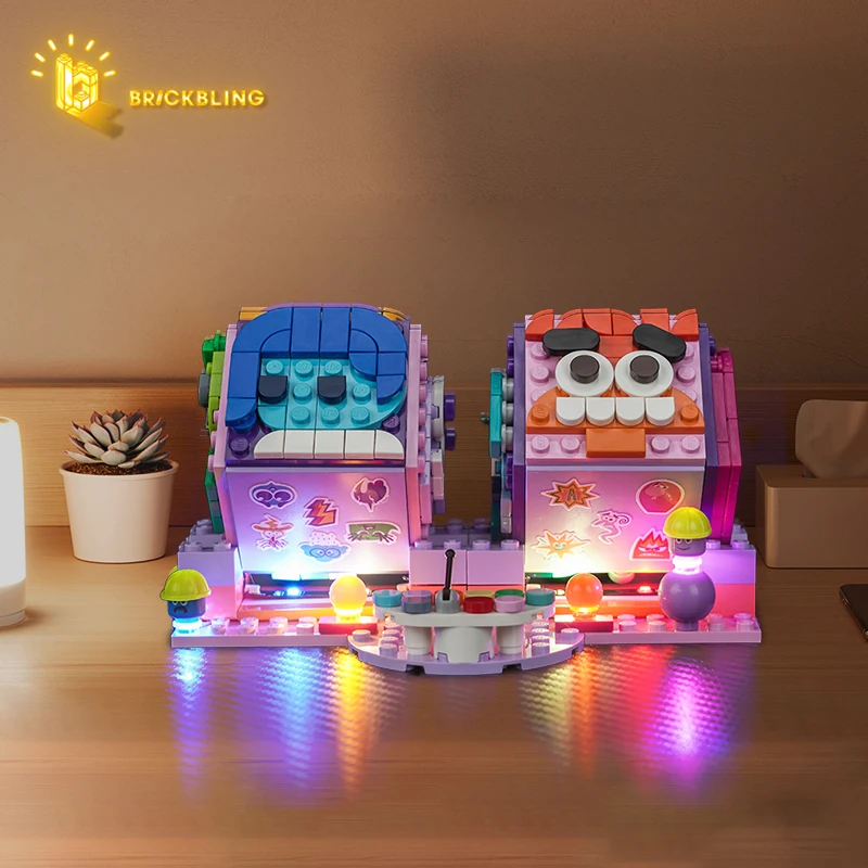 Brick Bling LED light 43248 model suitable for Inside Out 2 Mood Cubes building block gift (including lighting accessories only)
Brick Bling LED light 43248 model suitable for Inside Out 2 Mood Cubes building block gift (including lighting accessories only)