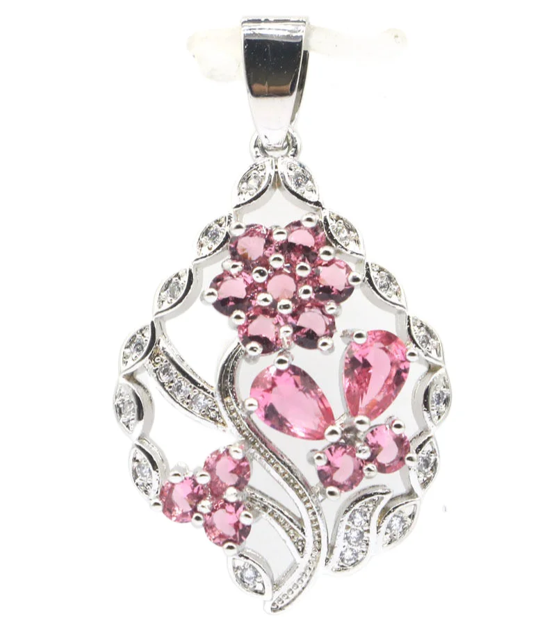 Buy 3 Get 1 Free 38x21mm Highly Recommend Pink Tourmaline Rich Blue Aquamarine White CZ Woman's Party Silver Pendant
Buy 3 Get 1 Free 38x21mm Highly Recommend Pink Tourmaline Rich Blue Aquamarine White CZ Woman's Party Silver Pendant