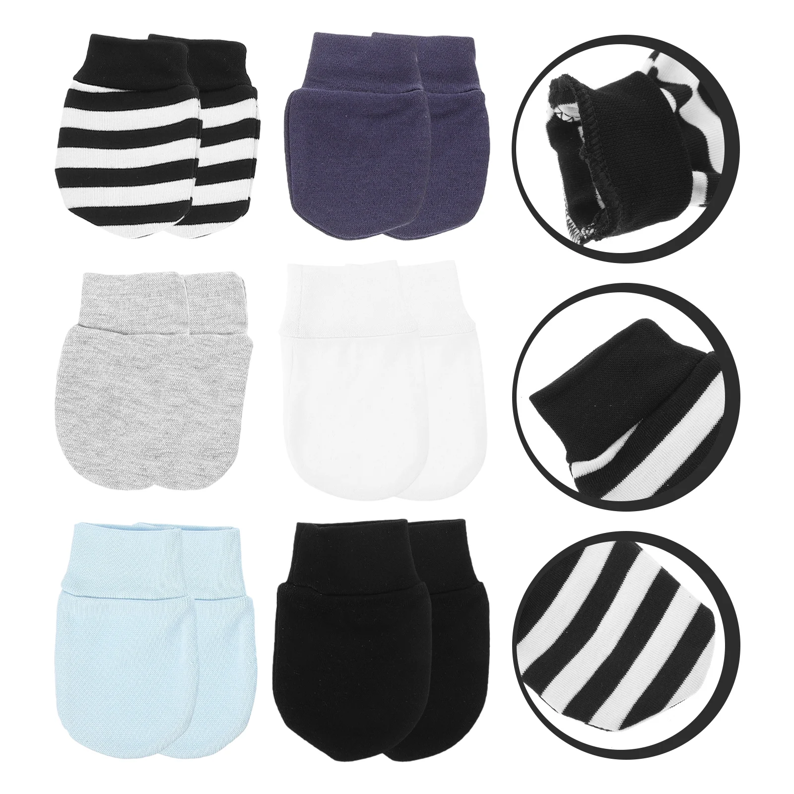 6 Pairs Scratch Portable Baby Mittens Baby Mittens Comfortable Cotton Gloves for Newborn Infant Hand Protectors No Scratch
6 Pairs Scratch Portable Baby Mittens Baby Mittens Comfortable Cotton Gloves for Newborn Infant Hand Protectors No Scratch