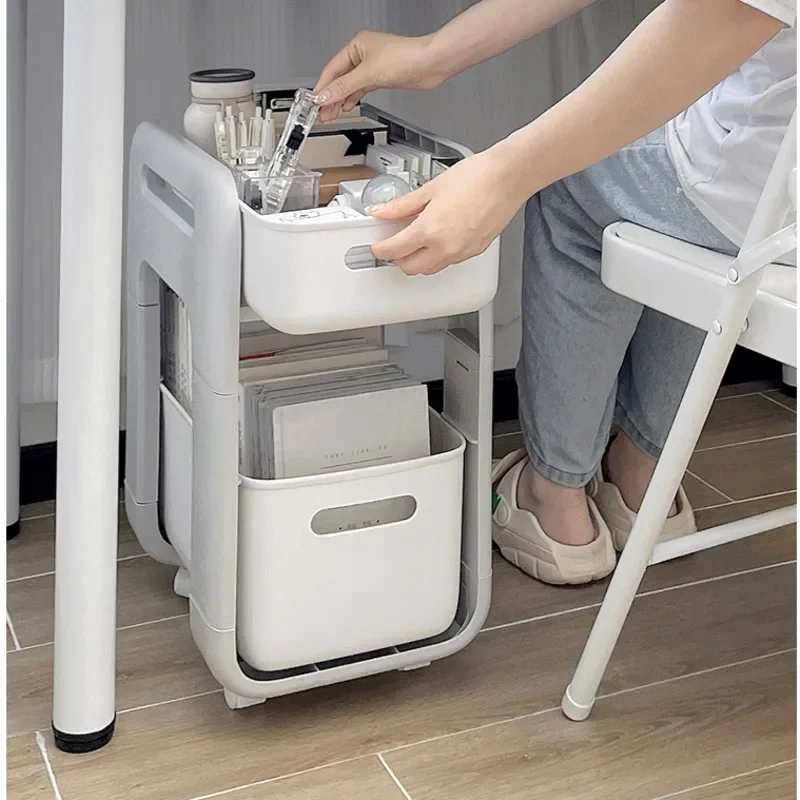 Dorm Double Shelf Organizer, Drawer Design Storage, Universal Pulley Book Shelf, Multi-scene Desk Organizer,Student Desk Shelf
Dorm Double Shelf Organizer, Drawer Design Storage, Universal Pulley Book Shelf, Multi-scene Desk Organizer,Student Desk Shelf