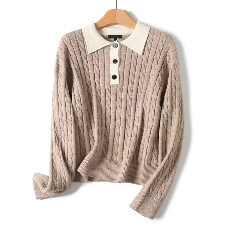 YENKYE новый свитер с воротником-поло для женщин, весенне-осенний модный повседневный короткий вязаный пуловер, женские топы
YENKYE новый свитер с воротником-поло для женщин, весенне-осенний модный повседневный короткий вязаный пуловер, женские топы