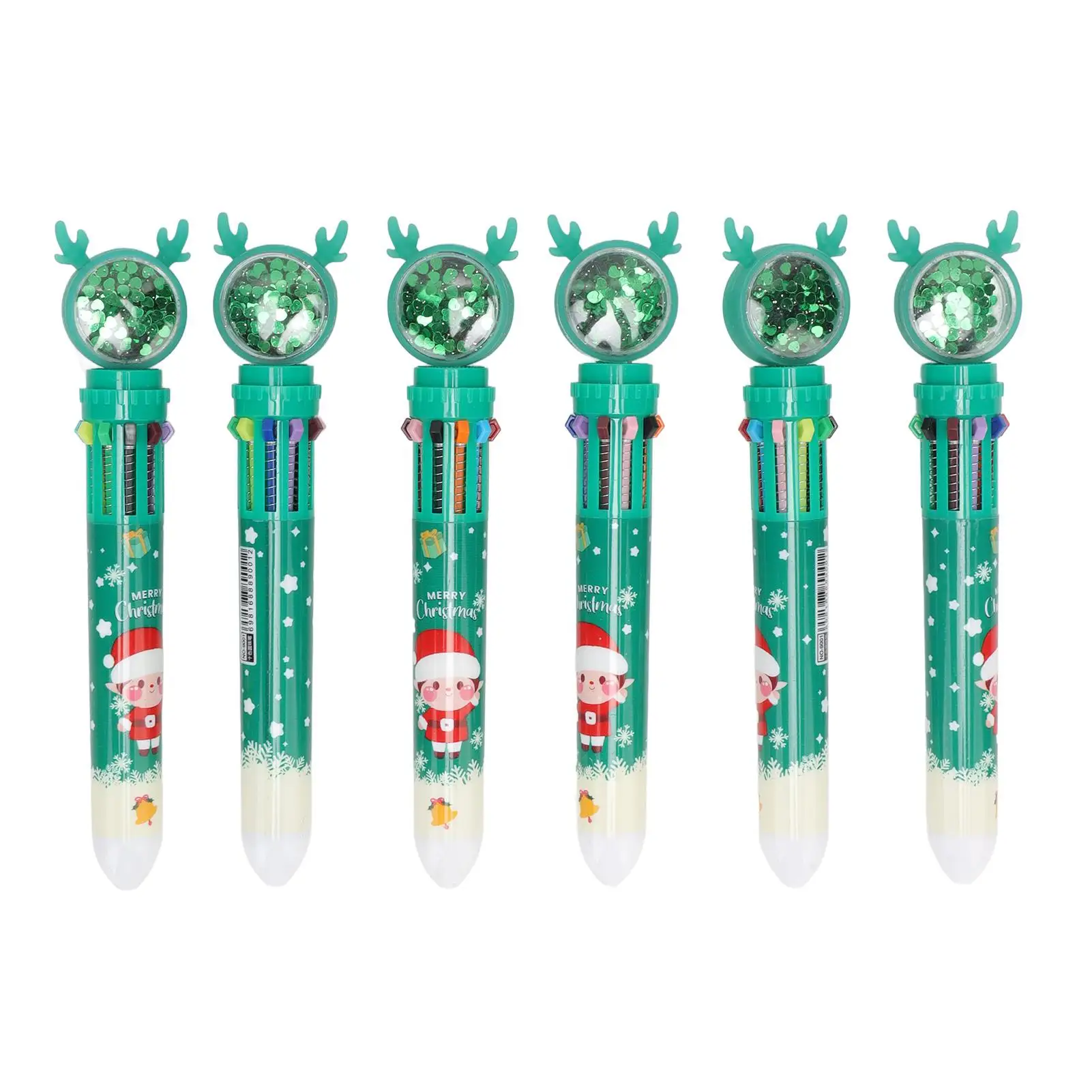 10 Color Christmas Ballpoint Pens - Festive Theme Changeable Writing Tools for Kids & for office Use
10 Color Christmas Ballpoint Pens - Festive Theme Changeable Writing Tools for Kids & for office Use