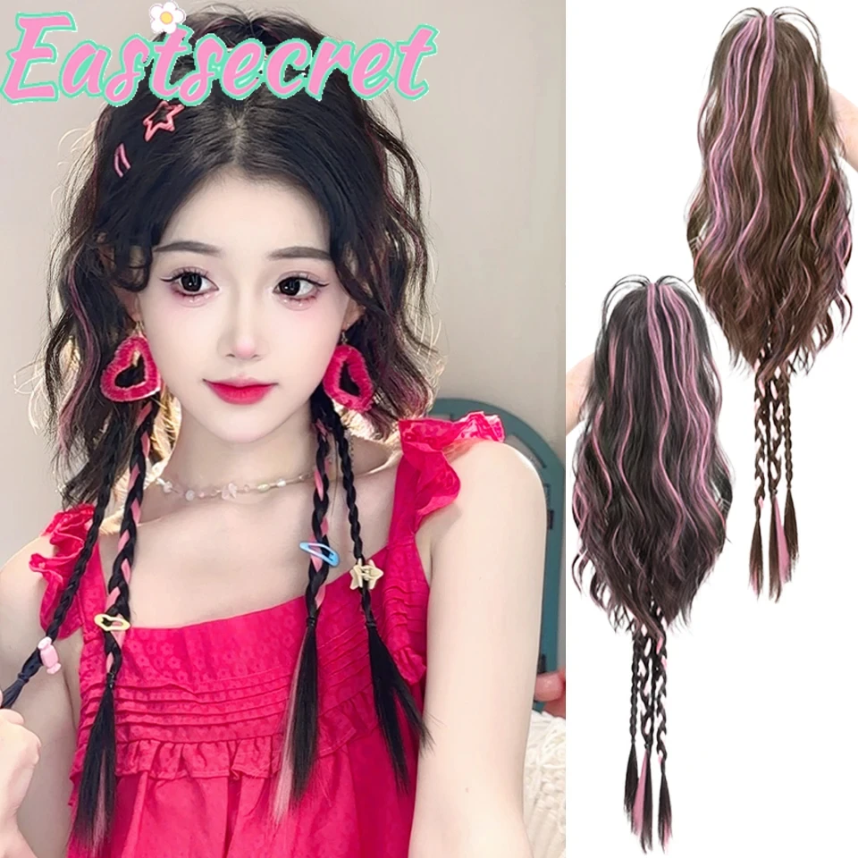 Synthetic Pickled Powder Water Ripple Grasp And Clip The Ponytail Boxing Simulation Waterfall Half Zha High Ponytail Wig Braid
Synthetic Pickled Powder Water Ripple Grasp And Clip The Ponytail Boxing Simulation Waterfall Half Zha High Ponytail Wig Braid