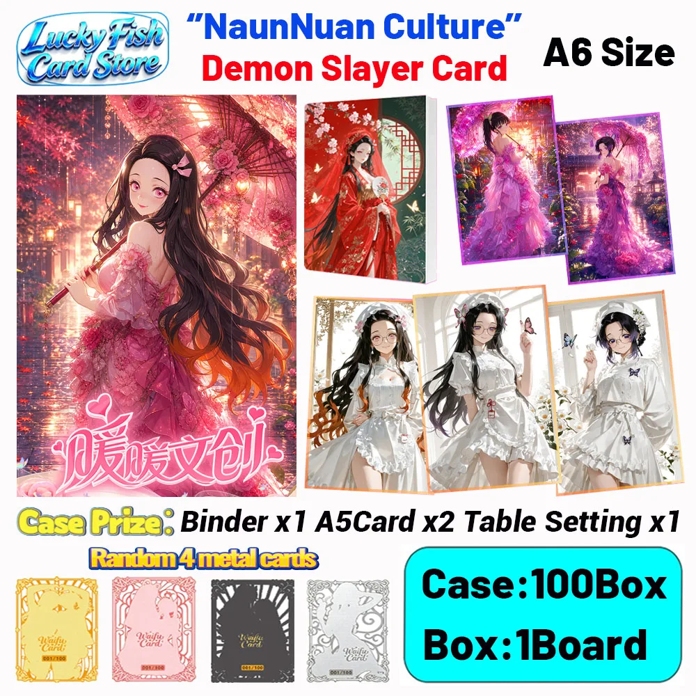 Wholesale 2026 New NaunNuan Creative Studio Demon Slayer Cards A6 Size Boards Anime Collectibles Character Fan Gifts
Wholesale 2026 New NaunNuan Creative Studio Demon Slayer Cards A6 Size Boards Anime Collectibles Character Fan Gifts