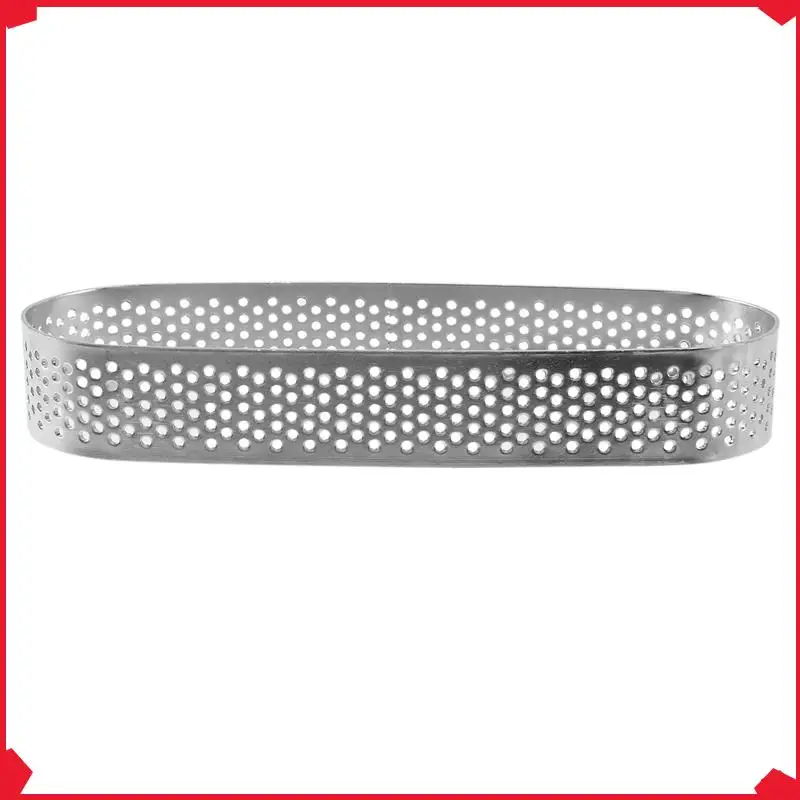 B17B 24PCS Oval Tart Ring Stainless Steel Perforated Mold Mousse Ring French Dessert Cake Decorating Mousse Mould Bakeware
B17B 24PCS Oval Tart Ring Stainless Steel Perforated Mold Mousse Ring French Dessert Cake Decorating Mousse Mould Bakeware
