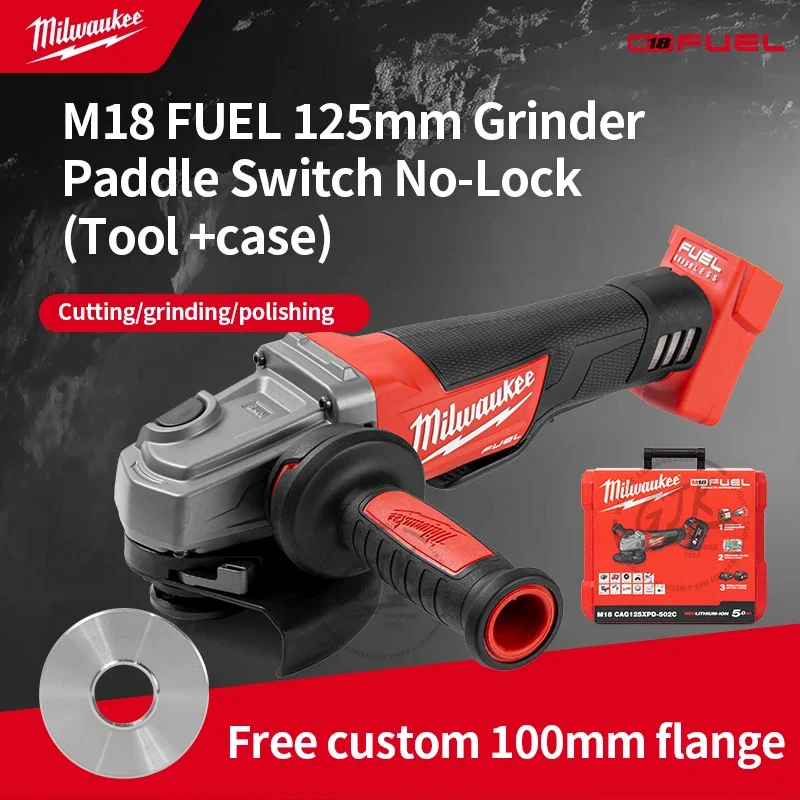 Original Genuine Milwaukee M18-FSAGV125XPDB 2888-20 M18 FUEL' 125 mm variable speed &braking angle Power Tools 18V Battery
Original Genuine Milwaukee M18-FSAGV125XPDB 2888-20 M18 FUEL' 125 mm variable speed &braking angle Power Tools 18V Battery
