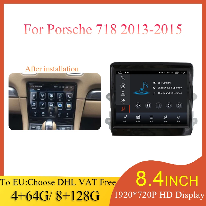 Оригинальный стиль 8,4 дюйма Android 13 Carplay Android auto для Porsche 718 2013-2015, автомобильный радиоприемник, мультимедийный плеер, DSP-навигация, 4G
Оригинальный стиль 8,4 дюйма Android 13 Carplay Android auto для Porsche 718 2013-2015, автомобильный радиоприемник, мультимедийный плеер, DSP-навигация, 4G