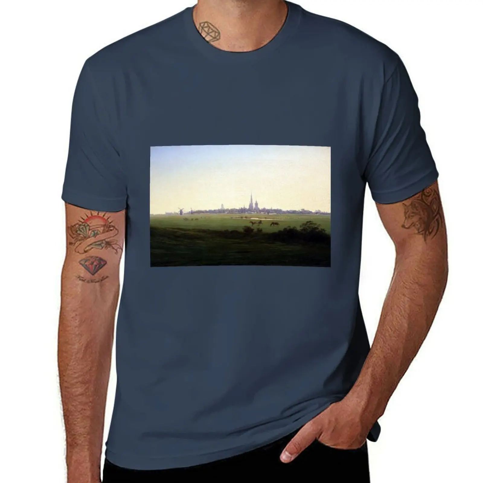 Greifswald Friedrich near Meadows David Caspar T-Shirt Big and Tall Casual T-Shirt
Greifswald Friedrich near Meadows David Caspar T-Shirt Big and Tall Casual T-Shirt