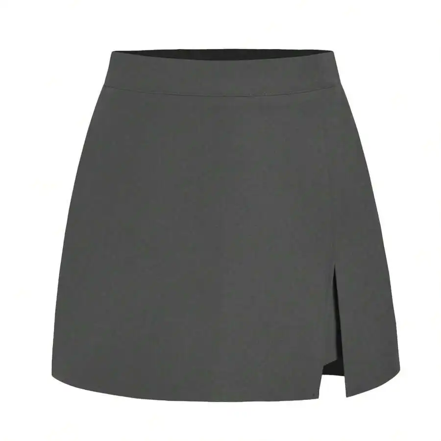 Women High Waisted Slit Skirt Elastic Waist Zipper Closure A-Line Mini Skirt
Women High Waisted Slit Skirt Elastic Waist Zipper Closure A-Line Mini Skirt