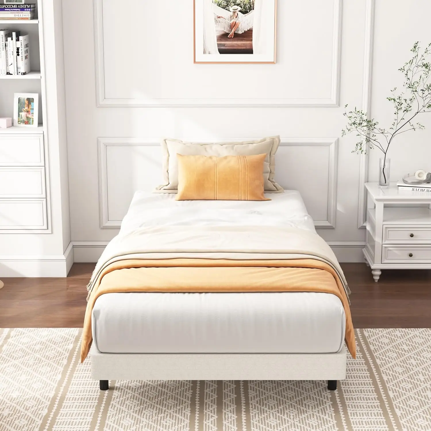 Twin Xl Box Spring 4 H - Heavy Duty Box Spring Mattress Foundation Metal Bed Base With Fabric Cover, Noise Free Easy Assembly
Twin Xl Box Spring 4 H - Heavy Duty Box Spring Mattress Foundation Metal Bed Base With Fabric Cover, Noise Free Easy Assembly