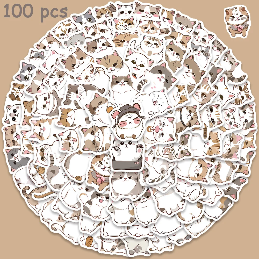 100pcs Cute Cats Graffiti Stickers Cartoon Aesthetic Decals For Kids Laptop Luggage Scrapbook Fridge Diary Bike Stickers
100pcs Cute Cats Graffiti Stickers Cartoon Aesthetic Decals For Kids Laptop Luggage Scrapbook Fridge Diary Bike Stickers