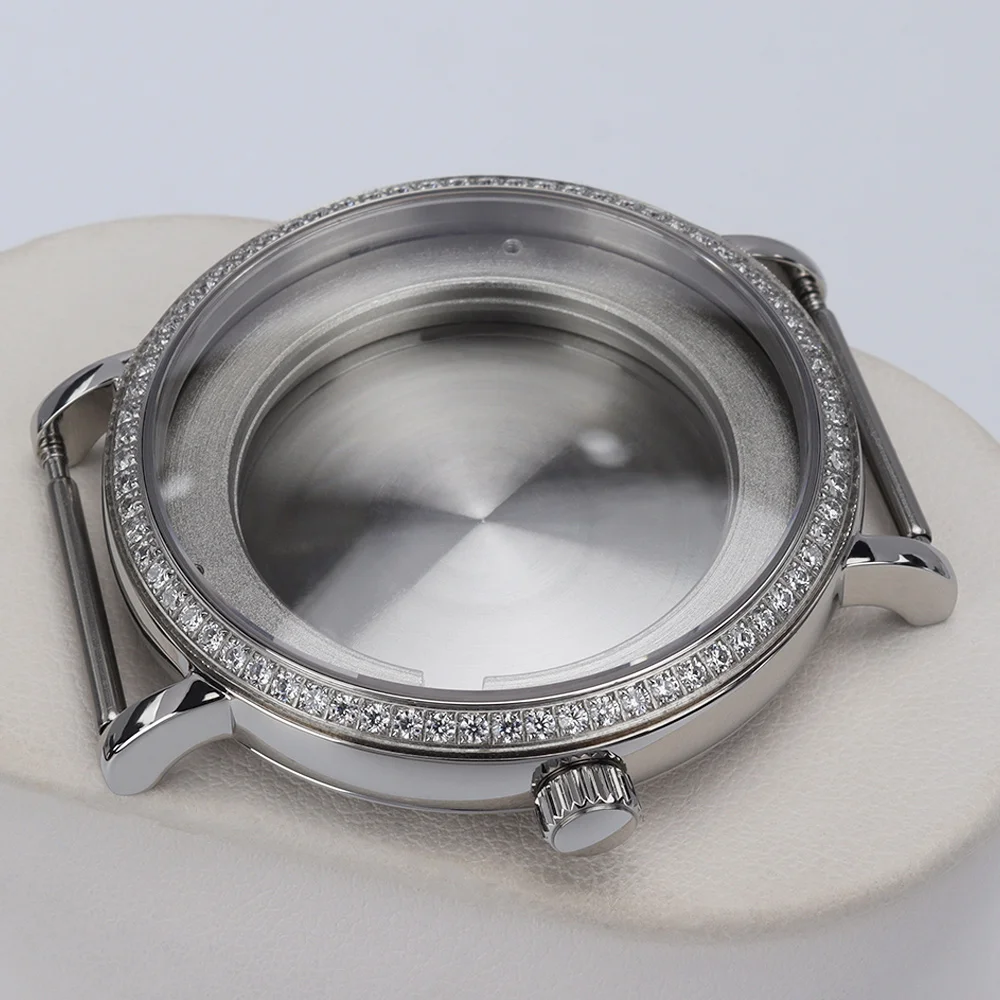Silver 40mm ultra thin Watch Case Domed Sapphire Crystal For Miyota 9015 Mechanical Movement Ultra Thin Watches Accessories part
Silver 40mm ultra thin Watch Case Domed Sapphire Crystal For Miyota 9015 Mechanical Movement Ultra Thin Watches Accessories part