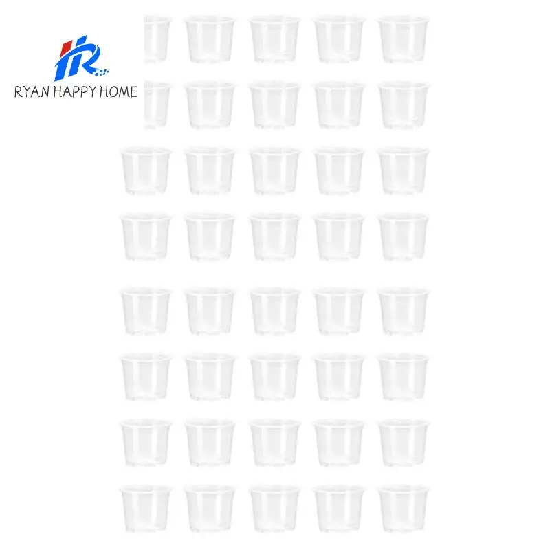 40-Pack 5.7 Inch Transparent Nursery Pots For Plants: Seedling Pots With Water Storage
40-Pack 5.7 Inch Transparent Nursery Pots For Plants: Seedling Pots With Water Storage