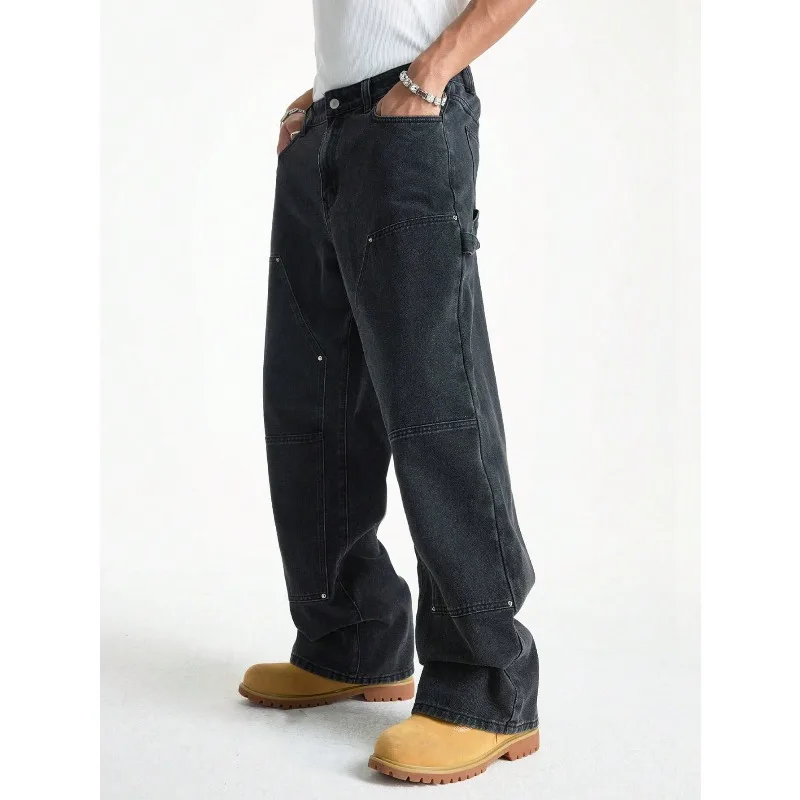 2026 Men's Black Washed Denim Loose Fit Cargo Pants, Street EZ Style Going Out Street Hang Out Urban
2026 Men's Black Washed Denim Loose Fit Cargo Pants, Street EZ Style Going Out Street Hang Out Urban