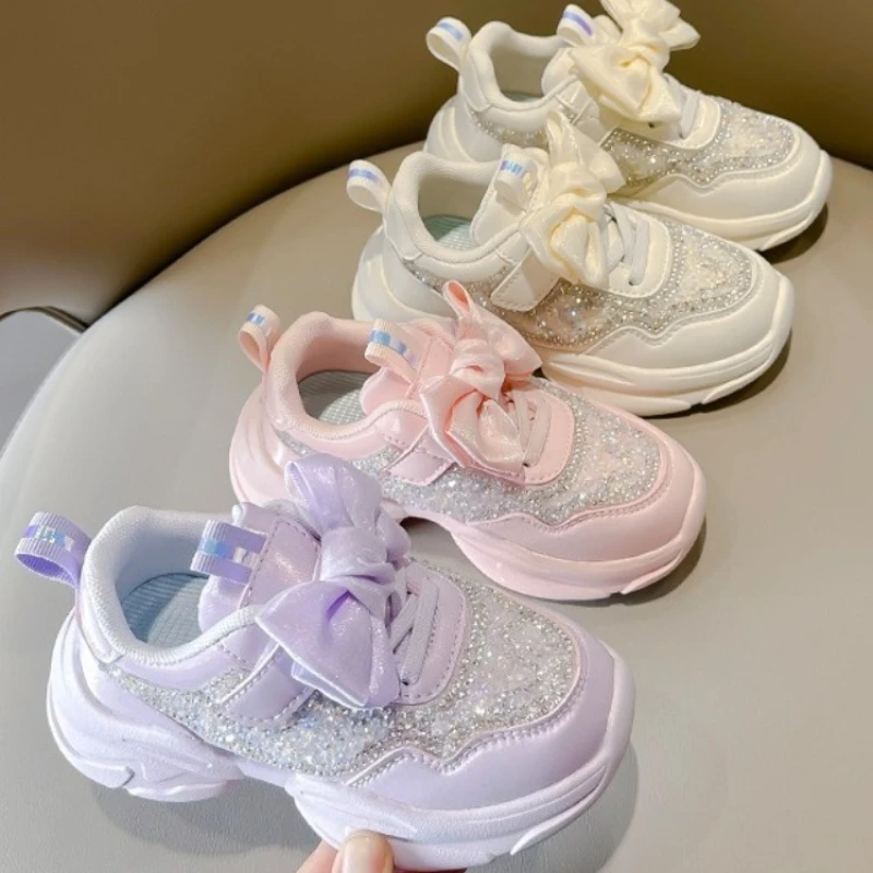 Spring Sneakers New Fashion Comfort Girl Shoes Soft Sole Niche Kid Shoe Design Sweet Glitter Casual Shoe Middle-aged Child 2025
Spring Sneakers New Fashion Comfort Girl Shoes Soft Sole Niche Kid Shoe Design Sweet Glitter Casual Shoe Middle-aged Child 2025