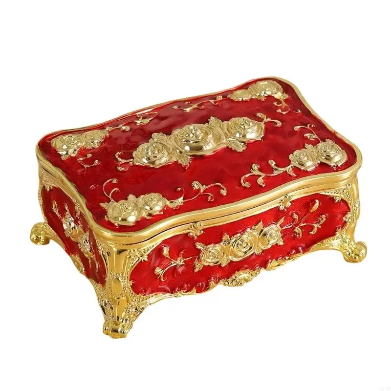 91AF Easy Open Organized Compartments Jewelry Storage Box Strong Alloy Construction
91AF Easy Open Organized Compartments Jewelry Storage Box Strong Alloy Construction