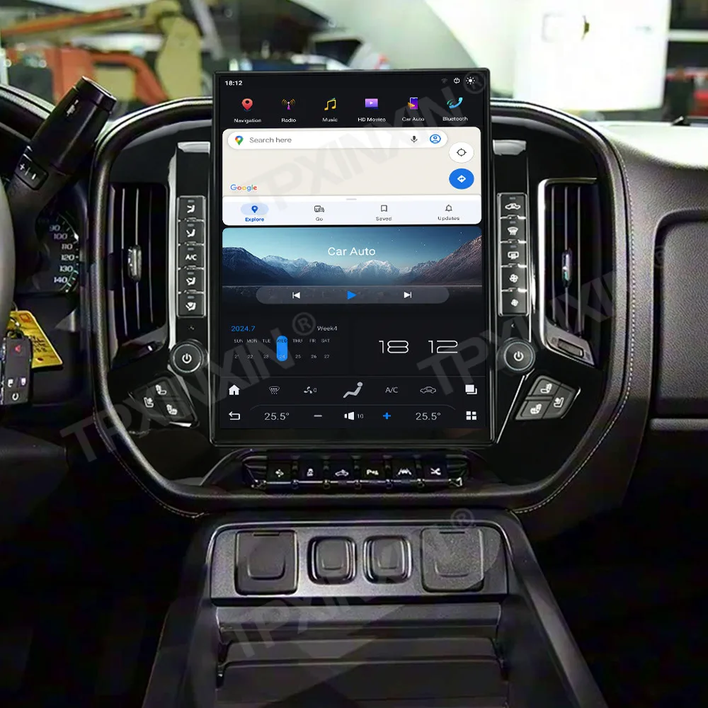 Android Car Multimedia Player For Chevrolet Silverado For GMC Sierra 2014-2019 Auto Radio GPS Navi Stereo 15.6 Inch Touch Screen
Android Car Multimedia Player For Chevrolet Silverado For GMC Sierra 2014-2019 Auto Radio GPS Navi Stereo 15.6 Inch Touch Screen