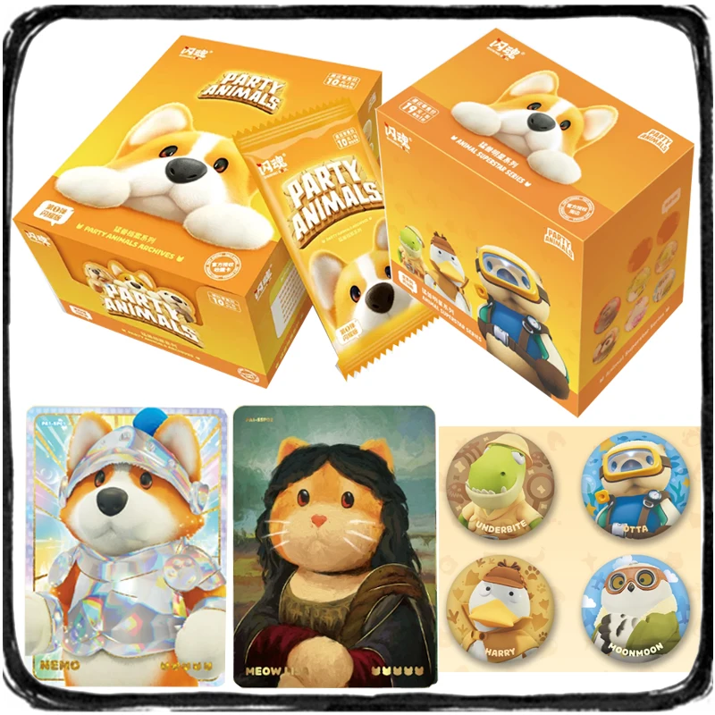 Original Box Party Animals Card Beast Archive Series Sparkling Edition Collection Card Circular Bar Creative Peripheral Badge
Original Box Party Animals Card Beast Archive Series Sparkling Edition Collection Card Circular Bar Creative Peripheral Badge