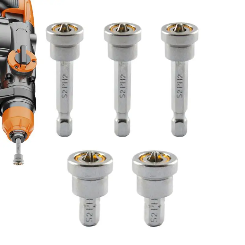 Screwdriver Bit Set Magnetic Screw Driver Bits Set Of 5 Multi-Functional Precision Positioning Drills For Furniture Metalworking
Screwdriver Bit Set Magnetic Screw Driver Bits Set Of 5 Multi-Functional Precision Positioning Drills For Furniture Metalworking