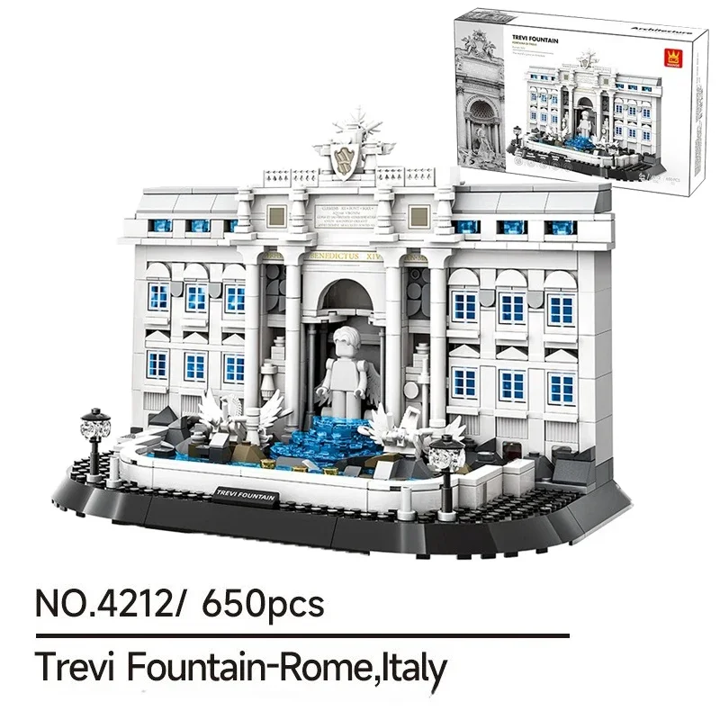 Creative Trevi Fountain-Rome,Italy Model Building Blocks Architecture Construction Bricks Toy Good Gift for Friends
Creative Trevi Fountain-Rome,Italy Model Building Blocks Architecture Construction Bricks Toy Good Gift for Friends