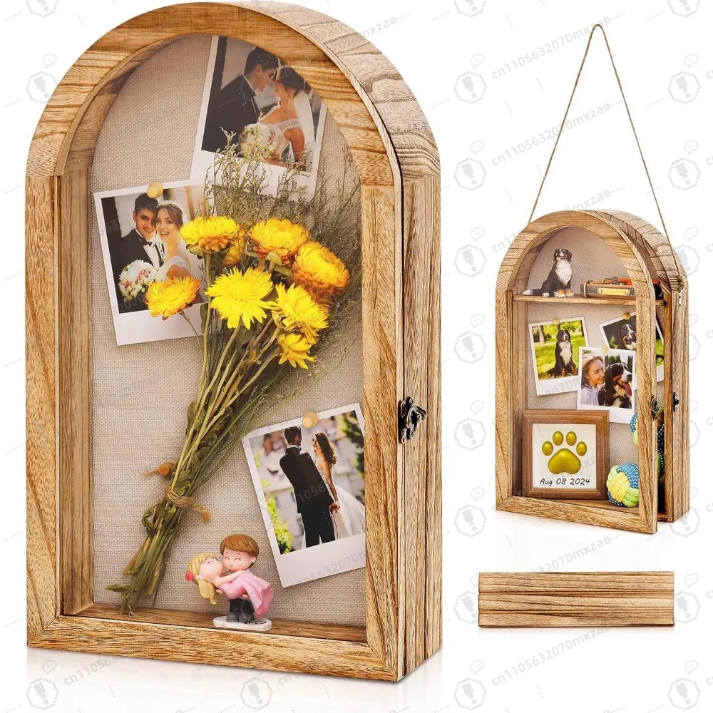 Shadow Box Frame 10x16” Large Shadow Boxes Display Cases with Linen Back and Removable Shelve,Wedding Bouquet Memorabilia Medals
Shadow Box Frame 10x16” Large Shadow Boxes Display Cases with Linen Back and Removable Shelve,Wedding Bouquet Memorabilia Medals