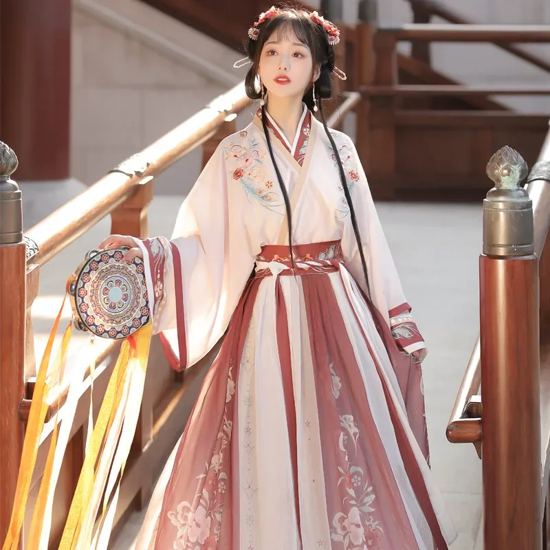 chinese Ancient Costume Cosplay Hanfu Original Authentic Female Pink Hanfu Collar Waist Skirt Daily Ancient Clothes
chinese Ancient Costume Cosplay Hanfu Original Authentic Female Pink Hanfu Collar Waist Skirt Daily Ancient Clothes