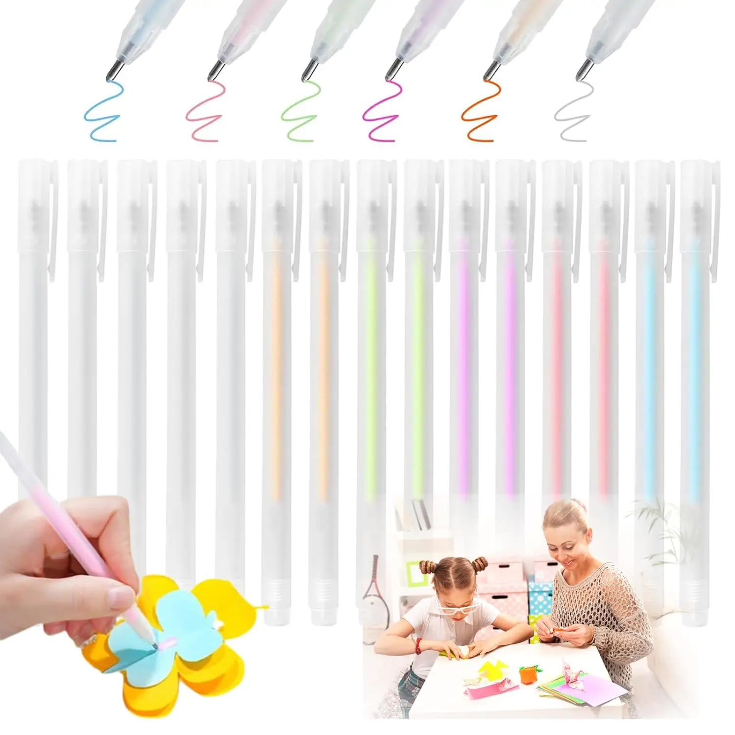 15pcs Painting Sets for Children Quick Drying Color Spot Glue Pen,Easy ControlSuitable,Apply Like Writing, Scrapbooking
15pcs Painting Sets for Children Quick Drying Color Spot Glue Pen,Easy ControlSuitable,Apply Like Writing, Scrapbooking