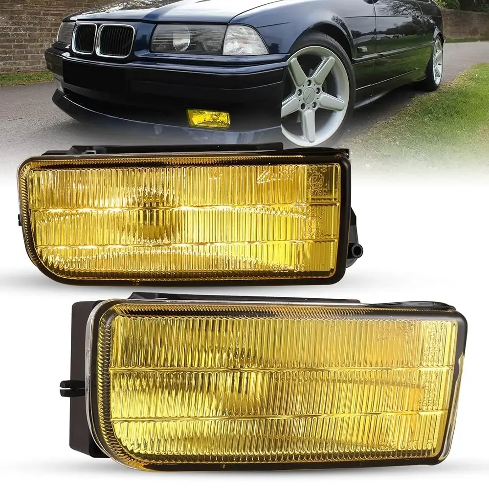 Free Shipping - Fog Lights Assembly Compatible with BMW E36 / M3 3 Series 1992 1993 1994 1995 1996 1997 1998 1999 Fog Lamps Repl
Free Shipping - Fog Lights Assembly Compatible with BMW E36 / M3 3 Series 1992 1993 1994 1995 1996 1997 1998 1999 Fog Lamps Repl