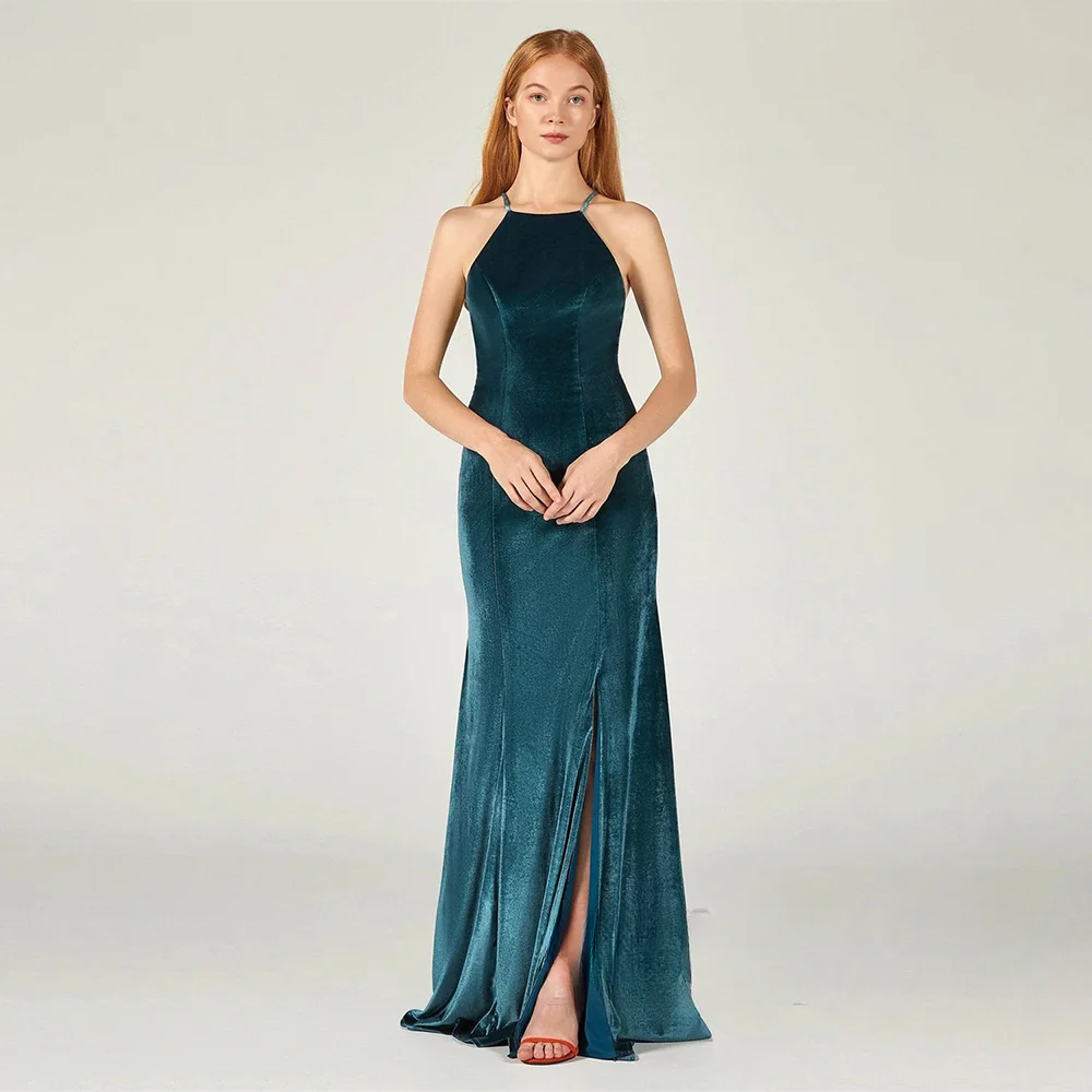 Evening Dresses Plus Woman Elegant Luxury Velvet Off Shoulder Sleeveless Mermaid Front Split Prom Dresses Formal Party Gowns
Evening Dresses Plus Woman Elegant Luxury Velvet Off Shoulder Sleeveless Mermaid Front Split Prom Dresses Formal Party Gowns