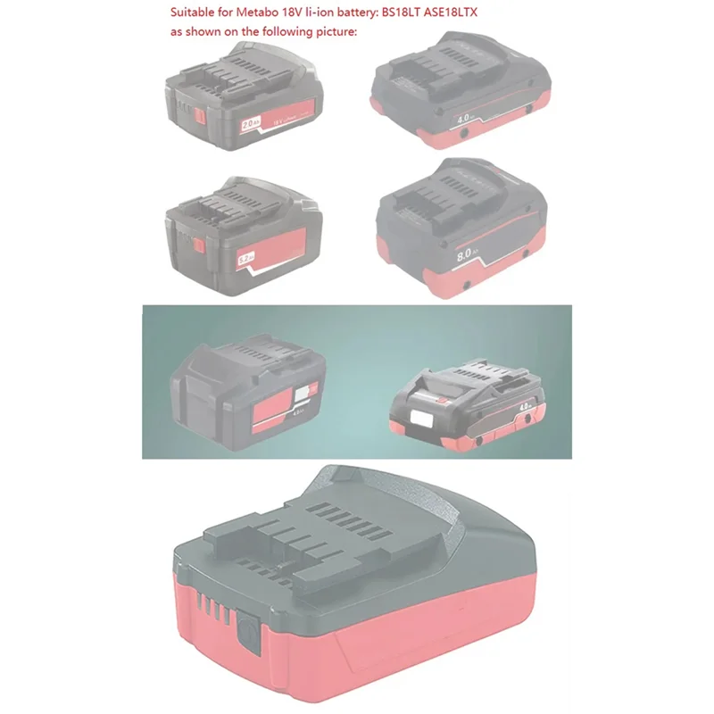 AT21-Lithium Battery Charger For Metabo 18V Series Li- Battery Charger Electrical Tool Battery Accessories
AT21-Lithium Battery Charger For Metabo 18V Series Li- Battery Charger Electrical Tool Battery Accessories