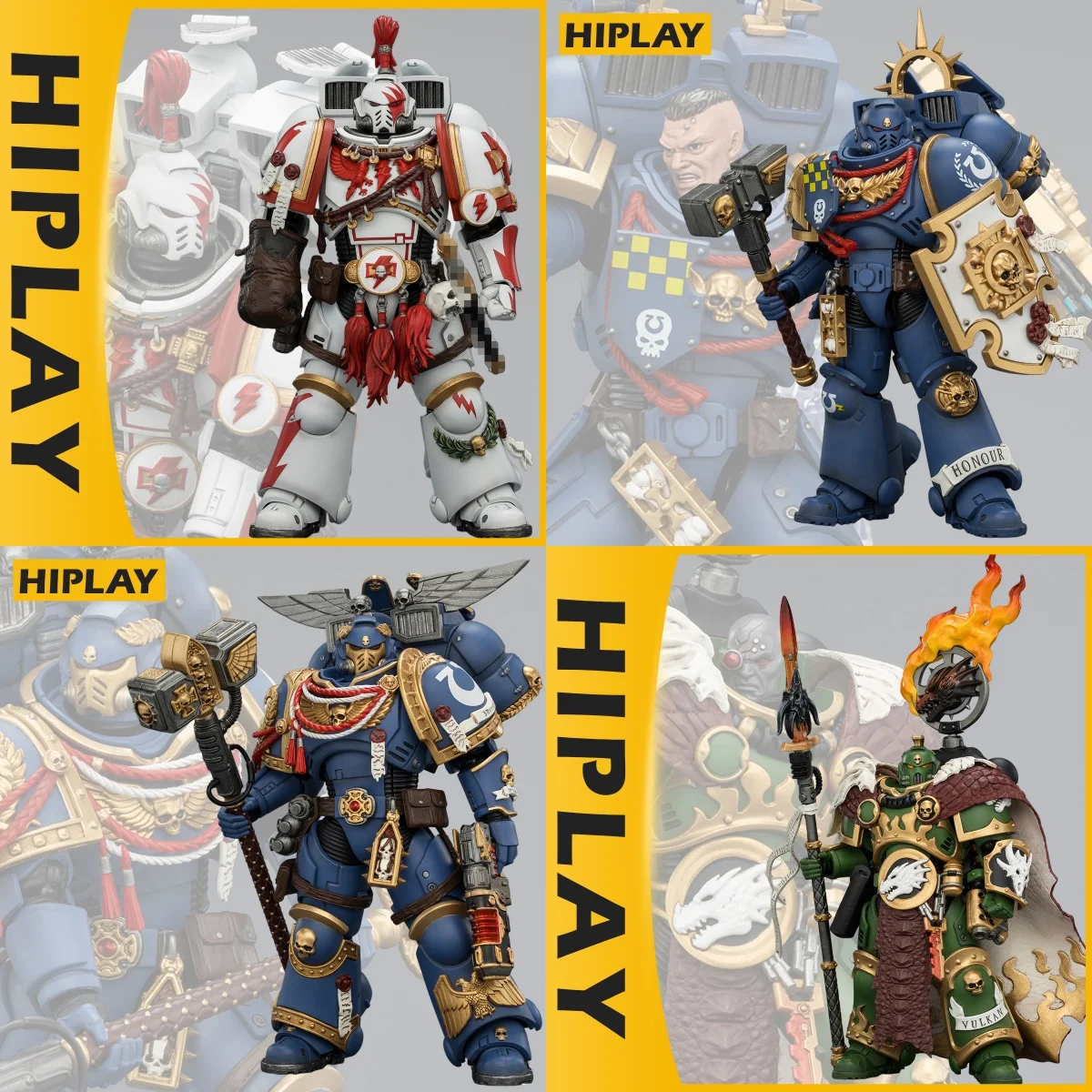 HIPLAY JOYTOY Warhammer 40K Salamanders Vulkan He'stan Game Edition White Scars Assault Intercessor 1/18 Scale Action Figure
HIPLAY JOYTOY Warhammer 40K Salamanders Vulkan He'stan Game Edition White Scars Assault Intercessor 1/18 Scale Action Figure