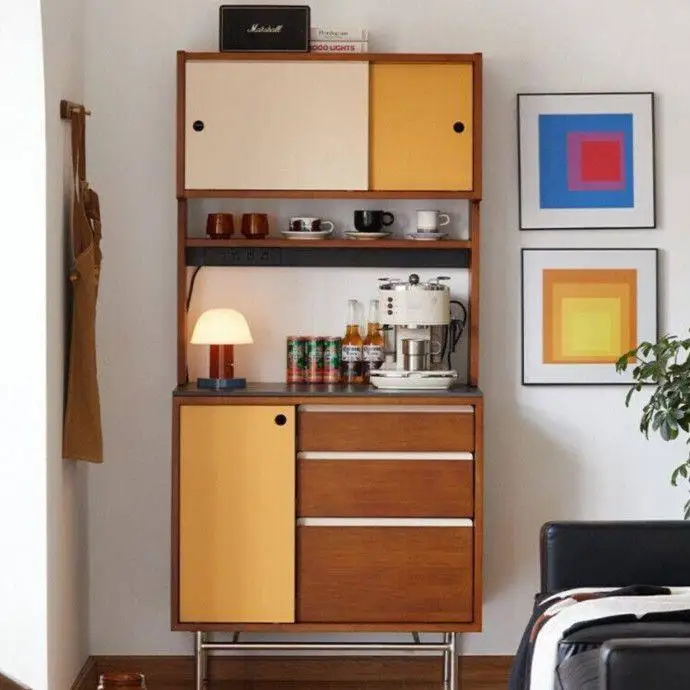 Customizable medieval dining side cabinet solid wood locker Nordic modern living room display cabinet
Customizable medieval dining side cabinet solid wood locker Nordic modern living room display cabinet