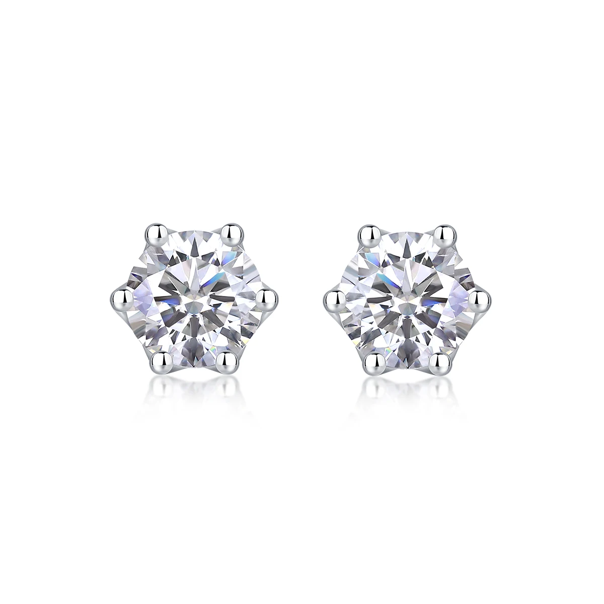 Freehand Flower Luxury Fashion Diamond Earrings Stud Inlaid With Mosan Diamond Silver Jewelry
Freehand Flower Luxury Fashion Diamond Earrings Stud Inlaid With Mosan Diamond Silver Jewelry