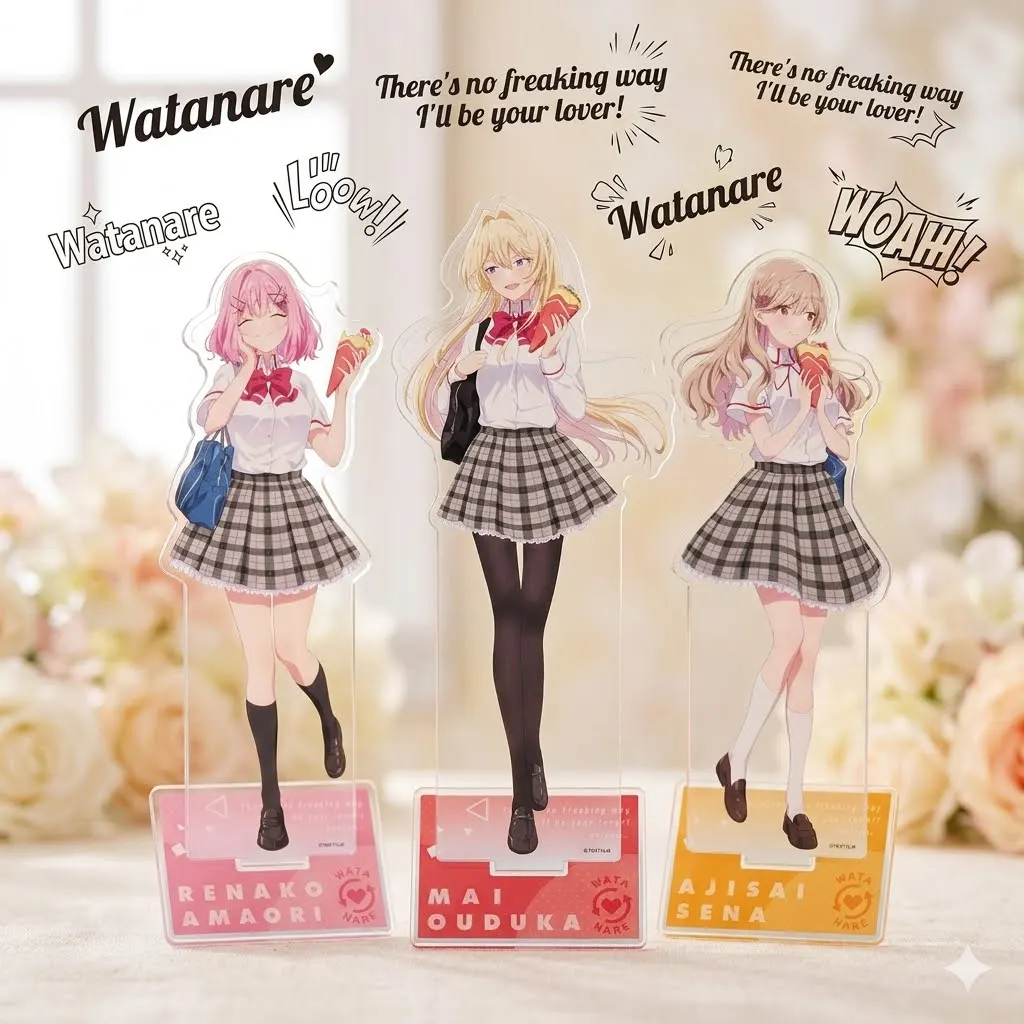 Watanare Renako Amaori Mai Ouzuka Ajisai Sena 15cm Acrylic Stand Figure Desk Decoration Plate Keychain Yuri Cosplay Fans Gift
Watanare Renako Amaori Mai Ouzuka Ajisai Sena 15cm Acrylic Stand Figure Desk Decoration Plate Keychain Yuri Cosplay Fans Gift