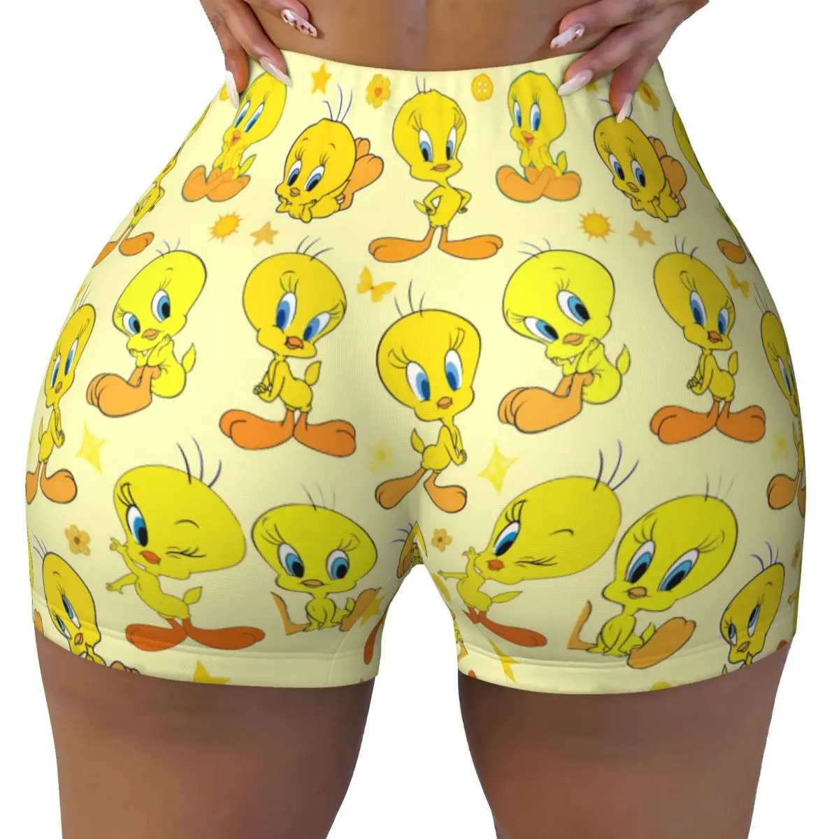 Custom Yellow Cartoon T-Tweeties Bird Biker Running Gym Shorts Women Cute Anime Athletic Workout Yoga Shorts
Custom Yellow Cartoon T-Tweeties Bird Biker Running Gym Shorts Women Cute Anime Athletic Workout Yoga Shorts
