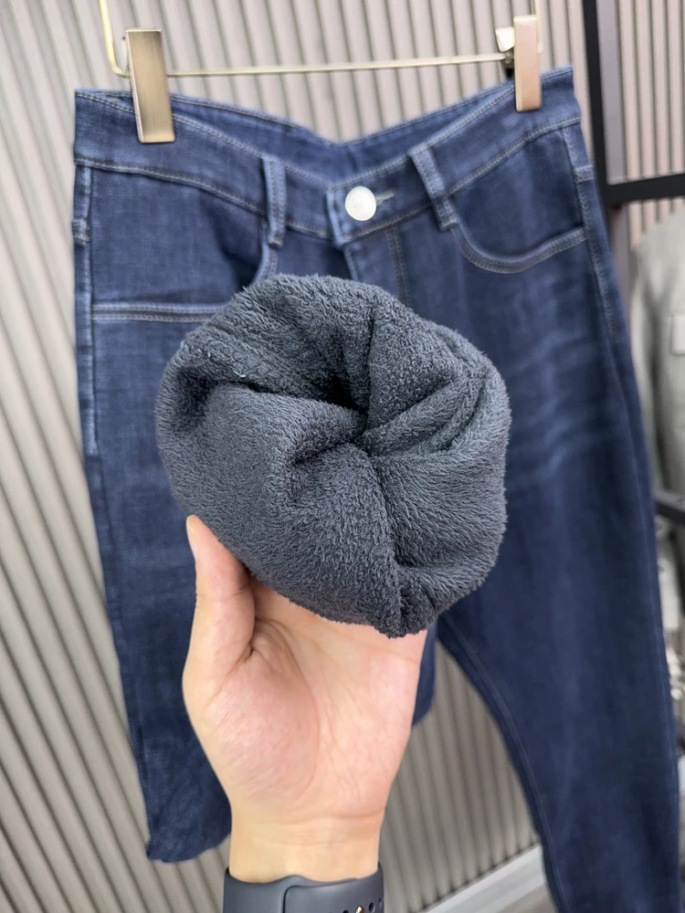 Мужские прямые джинсы Thiened Fce на подкладке, осень-зима, теплые повседневные синие джинсовые брюки, 3D пошив, модные
Мужские прямые джинсы Thiened Fce на подкладке, осень-зима, теплые повседневные синие джинсовые брюки, 3D пошив, модные