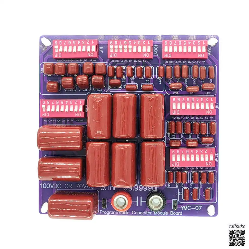 Programmable Capacitor Box 0.1nF-99.9999uF Can Be Used as a Standard Capacitor Calibration Multimeter Capacitor Range
Programmable Capacitor Box 0.1nF-99.9999uF Can Be Used as a Standard Capacitor Calibration Multimeter Capacitor Range