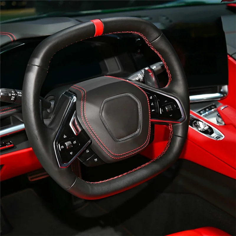 Firmly Car Steering Wheel Decorative Frame Cover Trim Cover For Corvette C8 20-25 Interior Trim Accessories
Firmly Car Steering Wheel Decorative Frame Cover Trim Cover For Corvette C8 20-25 Interior Trim Accessories