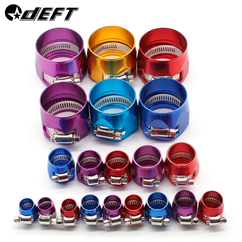 DEFT 1PCS Universal AN4 AN6 AN8 AN10 AN12 AN14 AN16 AN18 35mm 37mm 40mm 45mm 50mm car Fuel Hose Hose Clamps Aluminum Connectors
DEFT 1PCS Universal AN4 AN6 AN8 AN10 AN12 AN14 AN16 AN18 35mm 37mm 40mm 45mm 50mm car Fuel Hose Hose Clamps Aluminum Connectors