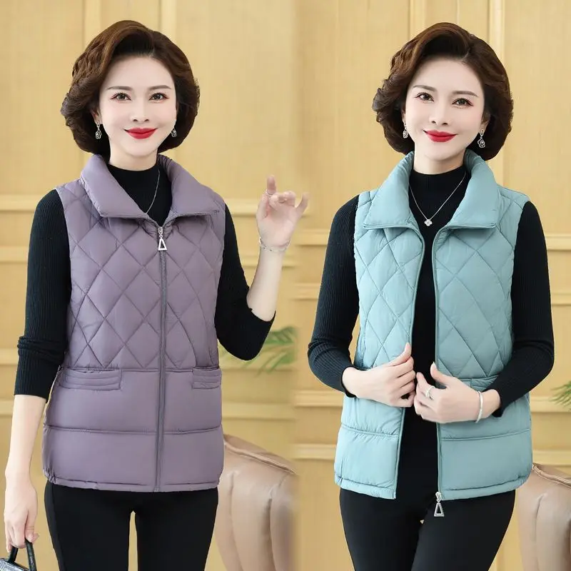 Наполненный жилет для женщин среднего возраста и ли, хлопковая осенне-зимняя модная одежда для мам, тонкая застежка-молния, поэтому...
Наполненный жилет для женщин среднего возраста и ли, хлопковая осенне-зимняя модная одежда для мам, тонкая застежка-молния, поэтому...