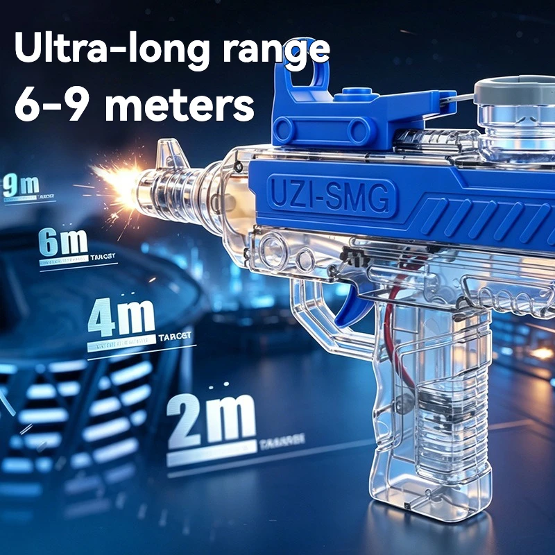2026UZI Electric Continuous Water Gun Children's Toy Uzi Large Capacity Charge High Pressure Automatic Water Absorption Spray Gu
2026UZI Electric Continuous Water Gun Children's Toy Uzi Large Capacity Charge High Pressure Automatic Water Absorption Spray Gu