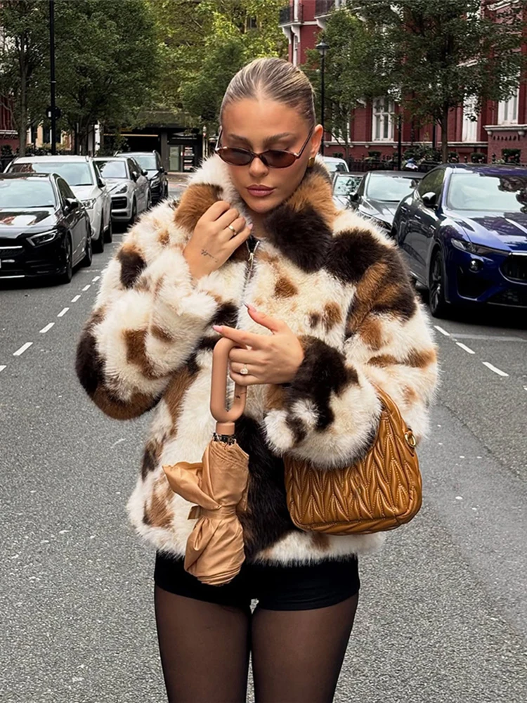 Nnibber пушистая куртка на молнии женская с леопардовым принтом и длинным рукавом зимняя новая трендовая уличная классическая вечерние удобные теплые пальто с лацканами 
Nnibber пушистая куртка на молнии женская с леопардовым принтом и длинным рукавом зимняя новая трендовая уличная классическая вечерние удобные теплые пальто с лацканами