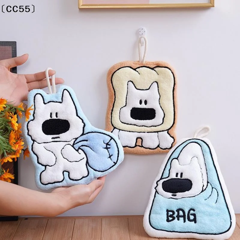 Cute Puppy Hand Towel Coral Fleece Strong Water Absorption Bathroom Kerchief Thickened Soft Toilet Handkerchief Kitchen〔CC55〕
Cute Puppy Hand Towel Coral Fleece Strong Water Absorption Bathroom Kerchief Thickened Soft Toilet Handkerchief Kitchen〔CC55〕