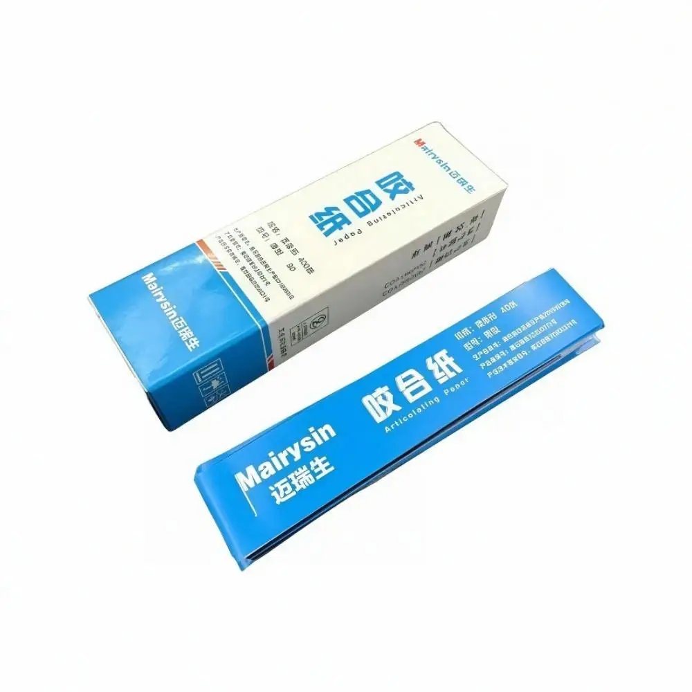 1 box Double-sided Bite Strips Oral Teeth Care Whitening Material Tool 30/100µm Dental Articulating Paper Dentist Lab Products
1 box Double-sided Bite Strips Oral Teeth Care Whitening Material Tool 30/100µm Dental Articulating Paper Dentist Lab Products