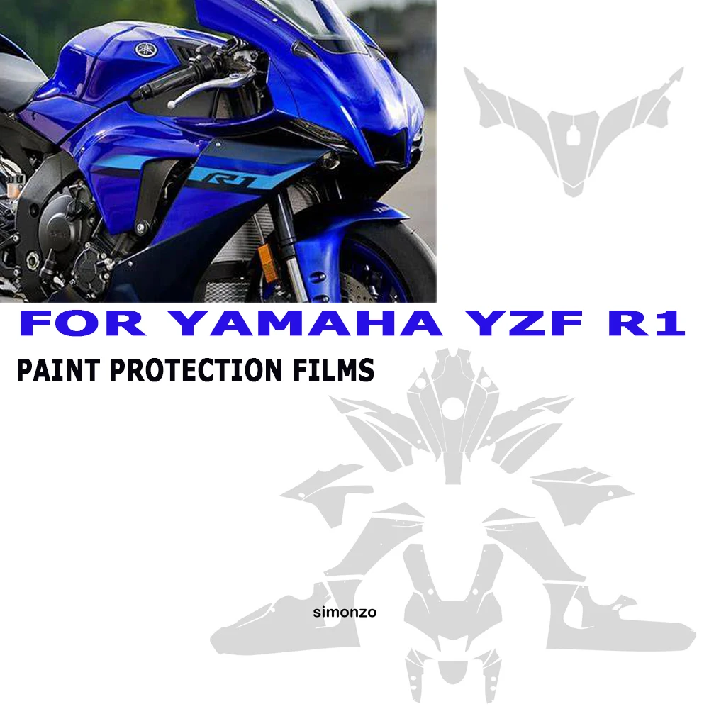 For Yamaha YZF R1 GYTR TPU Accessories 2020-2024 Motorcycle Paint Protection Films Anti-Scratch Fairing Sets Body PPF Complete
For Yamaha YZF R1 GYTR TPU Accessories 2020-2024 Motorcycle Paint Protection Films Anti-Scratch Fairing Sets Body PPF Complete